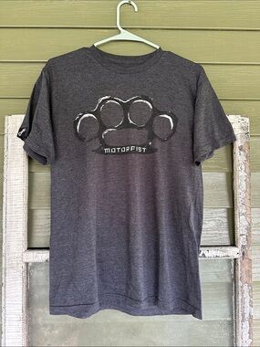 Men's Short Sleeve Crewneck Tee in Charcoal